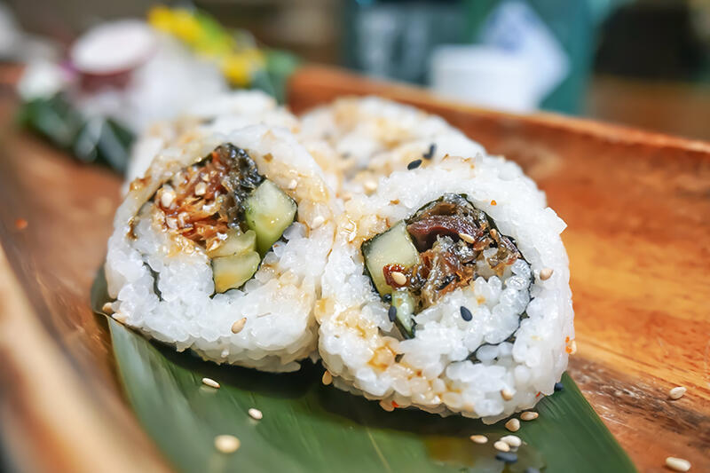 Salmon Skin Cucumber Roll